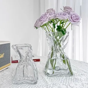 Creative Designed Glass Transparent Flower Vase