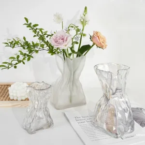 Creative Designed Glass Transparent Flower Vase