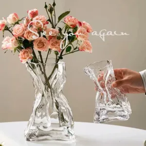 Creative Designed Glass Transparent Flower Vase